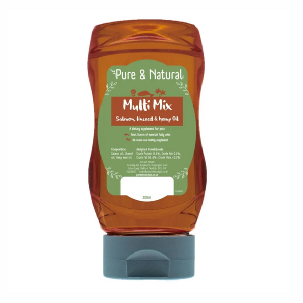 Pure & Natural Dog Supplements & Oils Bottle 300Ml