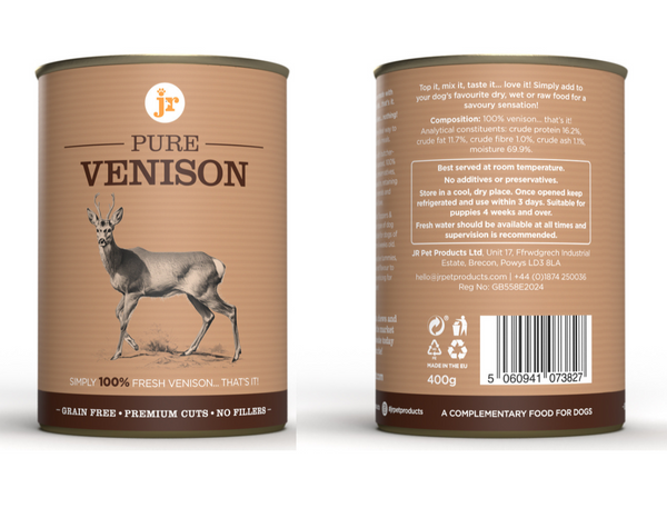 Jr Pure Dog Food Topper/Mixer Cans 80g - 400g