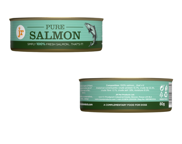 Jr Pure Dog Food Topper/Mixer Cans 80g - 400g