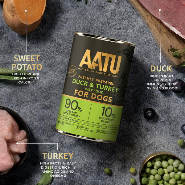 Duck & Turkey Wet Dog Food