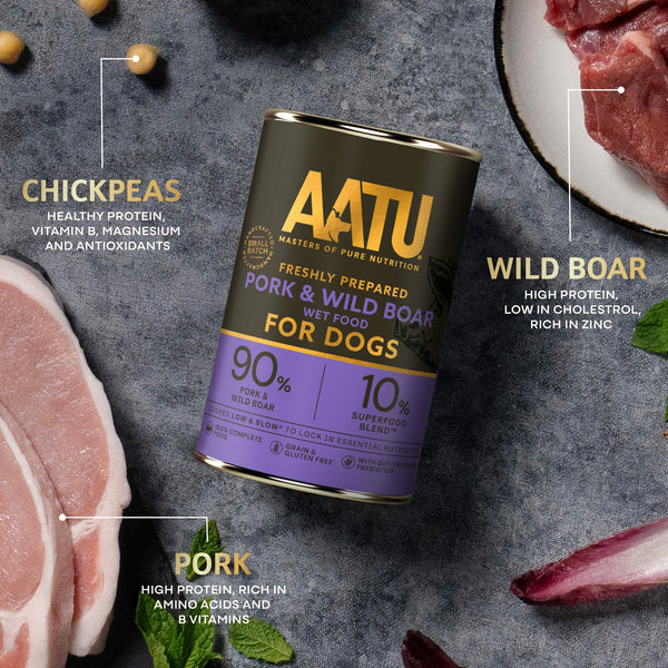 Pork & Wild Boar Wet Dog Food