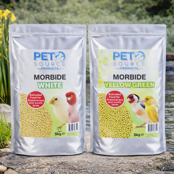 Pet Source Morbide White or Green/Yellow Bundle- 2x 5kg – Pet Source UK