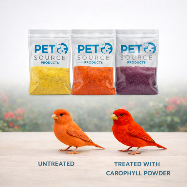 Carophyll For Canaries - Suitable to Eggfood or Water Yellow, Orange or Red 100g