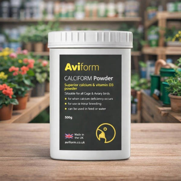 Aviform Calciform Powder Calcium for Cage & Aviary Birds 500g