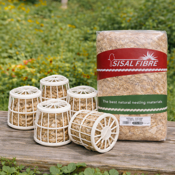 Nesting Material Holder Full Jute - Pack of 5 with Jute 1kg