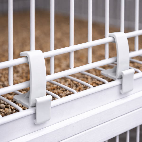 Bottom Grill Retaining Clips – White Plastic Pack of 10