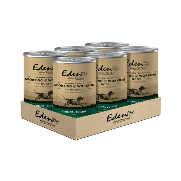 Eden Wet Food for Sporting & Working Dogs: Original 6x400G - Eden Holistic Pet Foods