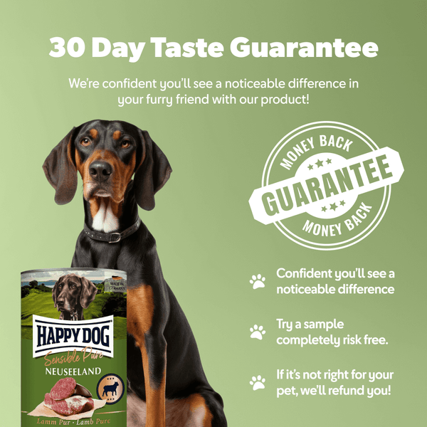 Happy Dog Sensible Pure Neuseeland New Zealand Lamb – Single Protein Wet Dog Food