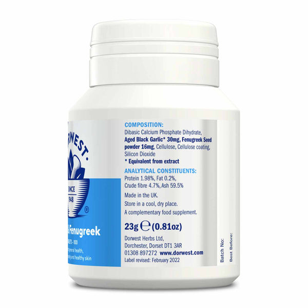 Dorwest Garlic & Fenugreek Tablets For Dogs