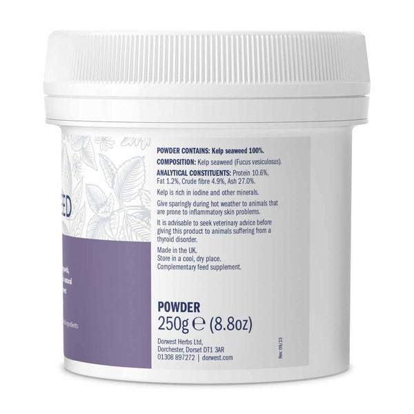 Dorwest Kelp Seaweed Powder For Dogs And Cats 250G