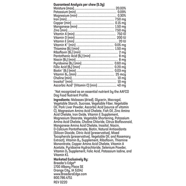 Breeder’s Edge Breed to Wean Prenatal & Postnatal Multivitamin for Dogs & Cats – 100ct