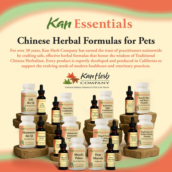 Kan Herbs Rehmannia Eight – Chinese Herbal Blend for Dogs & Cats | Kidney Health & Vitality