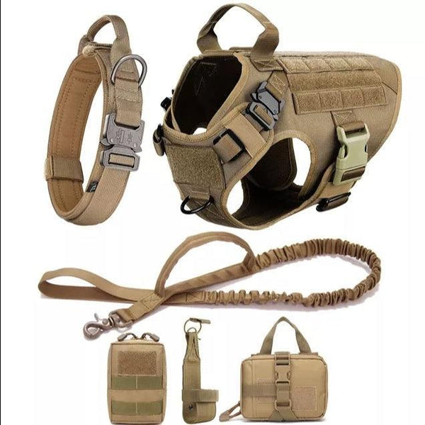 Military Grade Tactical Dog Harness Set (BULK DEAL)