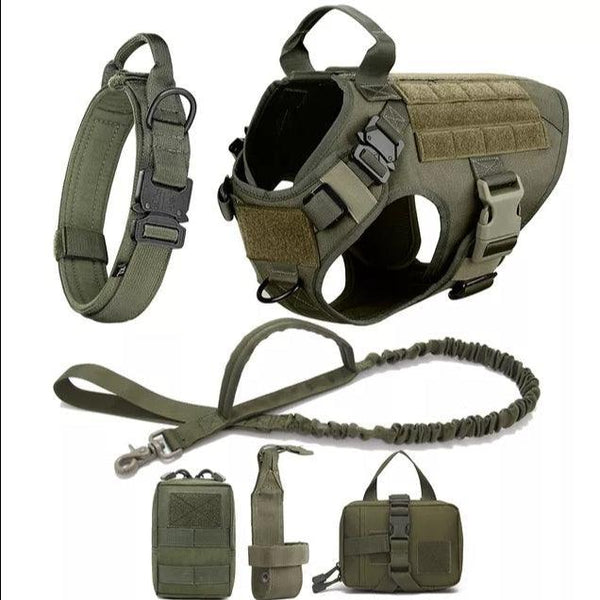 Military Grade Tactical Dog Harness Set (BULK DEAL)