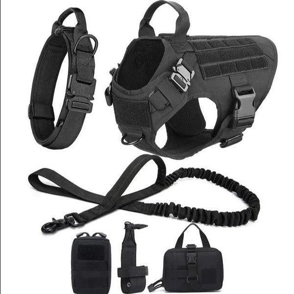 Military Grade Tactical Dog Harness Set (BULK DEAL)
